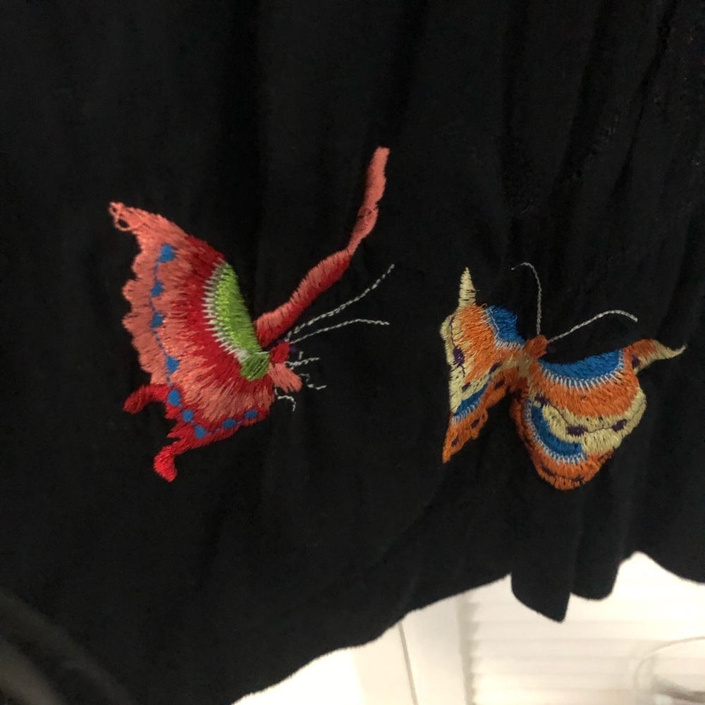 JWLA Black Embroidered Butterfly Dress - Picture 2 of 4